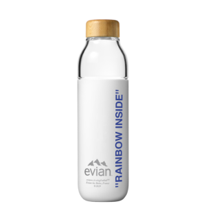 Gourde bleue evian x Soma by Virgil Abloh 50cL