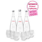Offre spéciale evian 75 cL Verre x3 + 6 verres evian