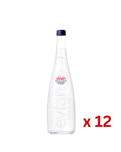 evian pétillante 12x75cl