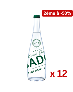 Lot de 2 cartons Badoit Vert verre12x75 cL