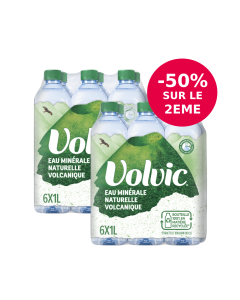 Volvic 2 packs 6x1L