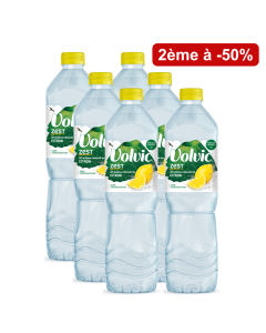 Lot de 2 Volvic Zest Citron pack 6x1,5L