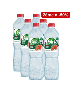 Lot de 2 Volvic Zest Fraise pack 6x1,5L