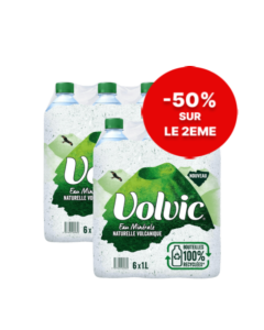 Lot de 2 packs Volvic 6x1L