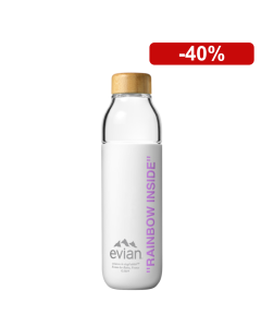 Gourde violette evian x Soma by Virgil Abloh (50cL)