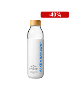 Gourde bleue claire evian x Soma by Virgil Abloh (50cL)