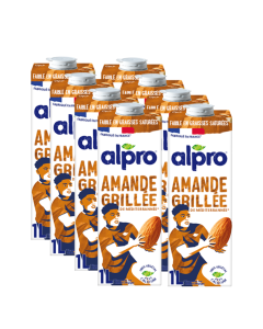 Alpro Boisson Amande Grillée lot 8x1L