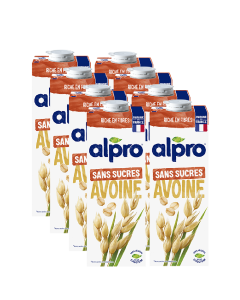 Alpro Boisson Avoine Sans Sucre Lot 8x1L