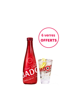 badoit intense verre 20x33cL + 6 verres offerts