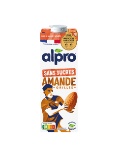 Alpro Boisson Amande Grillée Sans Sucre Lot 2x1L