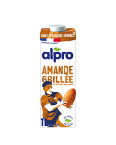 Alpro Boisson Amande Grillée lot 2x1L