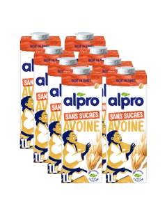 Alpro Boisson Avoine Sans Sucre Lot 8x1L