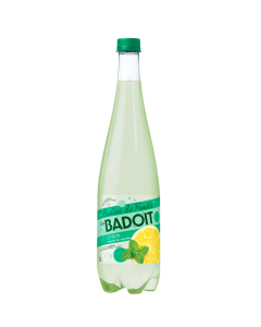 Badoit Bulles de Fruits Citron Touche de Menthe 2x1L