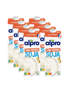 Alpro Boisson Soja Sans Sucre Lot 8x1L